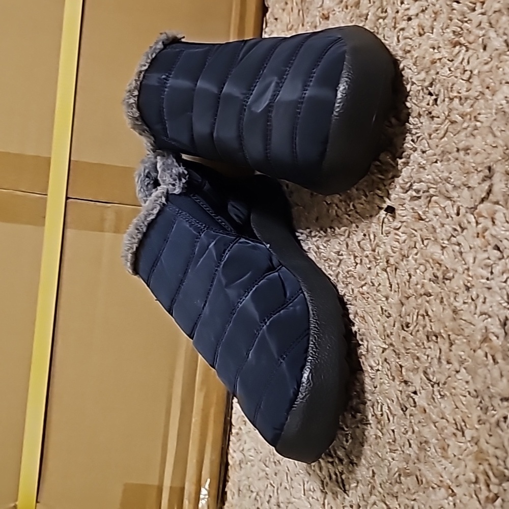Winter Slippers Blue